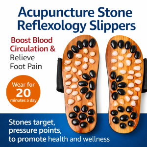 Pebble massage slippers